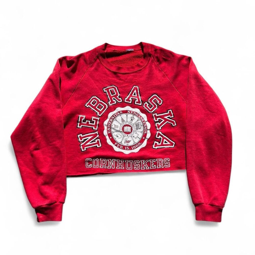 Unbranded Men's Red and Burgundy Sweatshirt